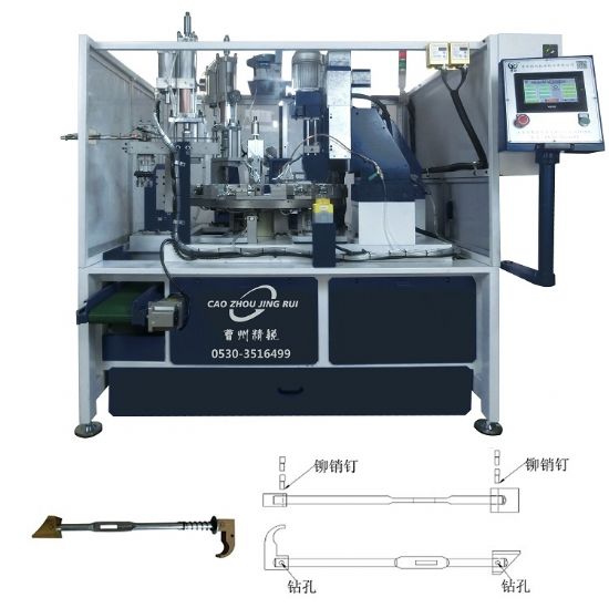 點擊查看詳細信息<br>標題：JRZ-35-1自動鎖舌拉手鉆孔鉚肖釘機 閱讀次數(shù)：497